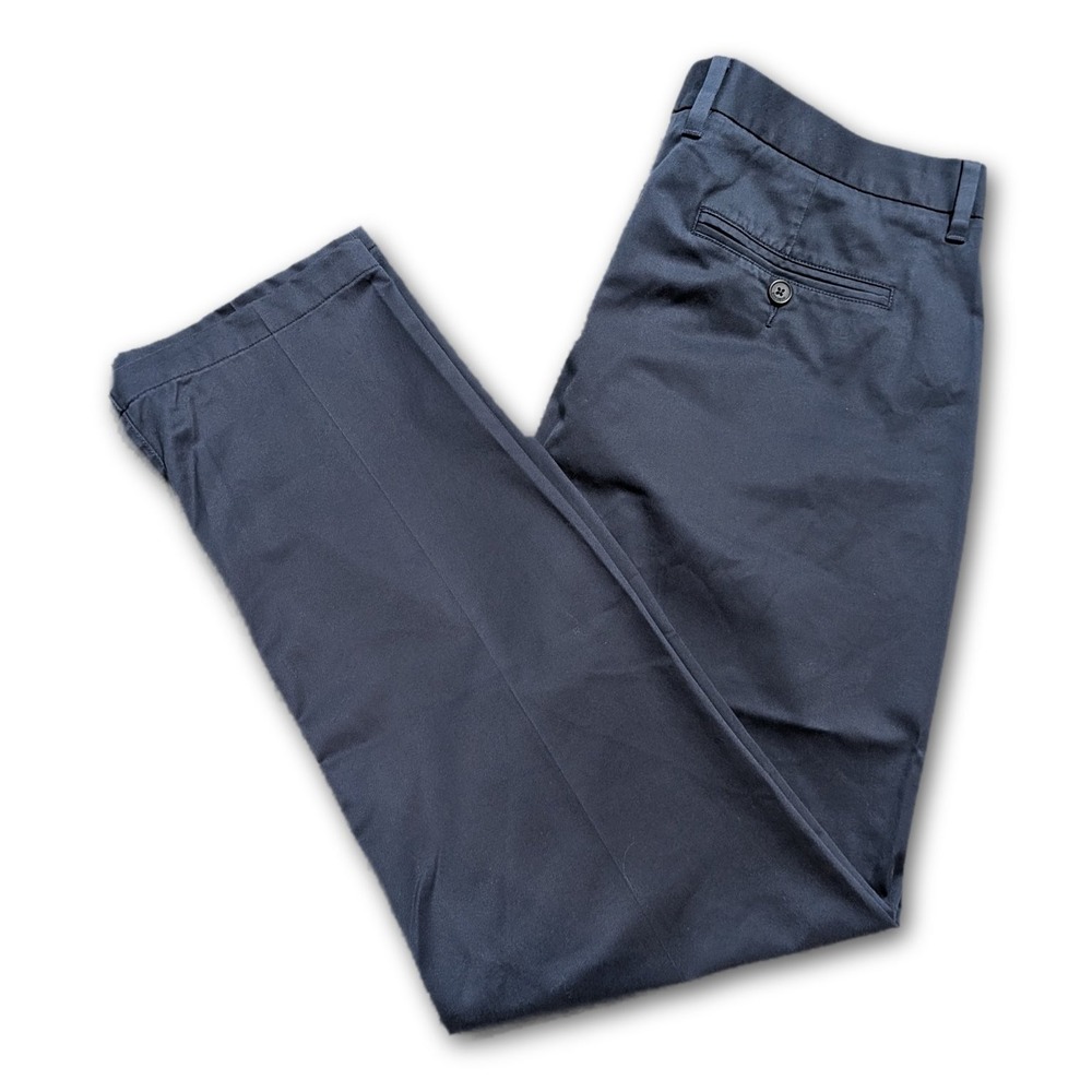 BONOBOS MONDAY Mens Pants Navy 35x32 Slim Fit Weekday Warrior Chino Stretch